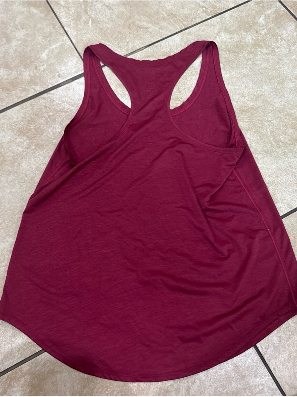lululemon athletica Racerback Tank - Burgundy